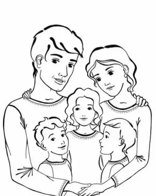 природа семьи счастливая Красивые родители и дети Outdoors Стоковое  Изображение - изображение насчитывающей счастье, семья: 79866381