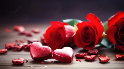 Скачать обои цветы, розы, красные, белый фон, сердечки разрешение 2560x1600  #149520