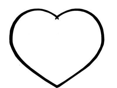 Рисунки сердца для срисовки (35 лучших фото)