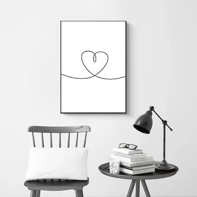 Обои для рабочего стола Текстура сердца черно белые 1080x1920