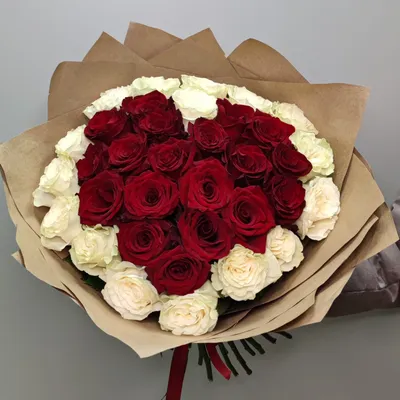 Красные розы Сердце | купить недорого | доставка по Москве и области