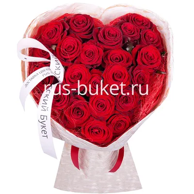 Сердце из роз и рафаэлло доставка в Липецке | Гелерея Цветов