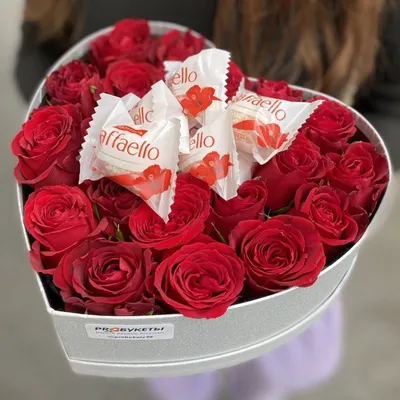 Купить Сердце из роз «Любимой» с доставкой в Омске - магазин цветов Трава