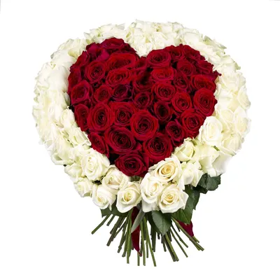 Купить сердце из роз «Сердце из 5 роз и Рафаэлло» в Октябрьском - «Галерея  роз»