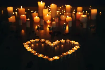 Декоративные свечи :: Праздничные :: Свечи в форме сердца - «Candy Light»
