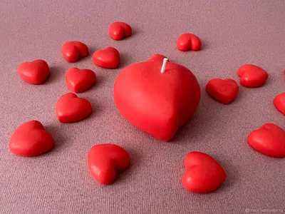 Как сделать свечи c сердцем — Hyggeland.ru