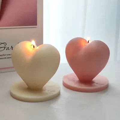 Набор свечей 'Сердце', 4шт