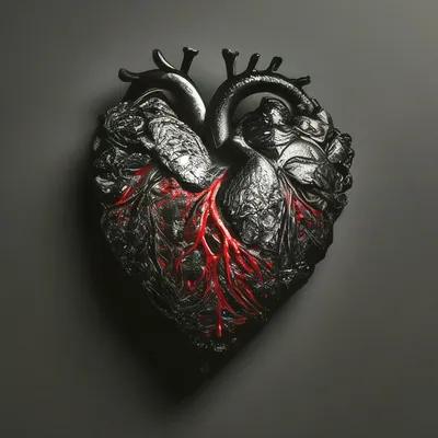 Человеческое сердце рисунок - 70 фото