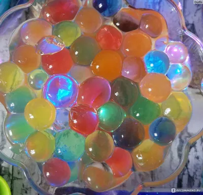 Орбиз шарики гидрогель цветные шары