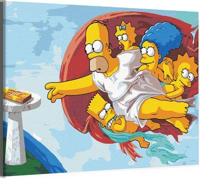 ТЫ герой мультфильма Simpsons! Портрет по фото в стиле Симпсонов,  Оригинальный подарок. Печать на холсте - 300 ₴. Техника из Европы купить в  Днепре, Одессе, Киеве, Херсоне | Интернет-магазин TOLKO.in.ua
