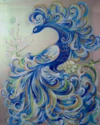 Синяя птица счастья N3» картина Родригеса Хосе маслом на холсте — заказать  на ArtNow.ru