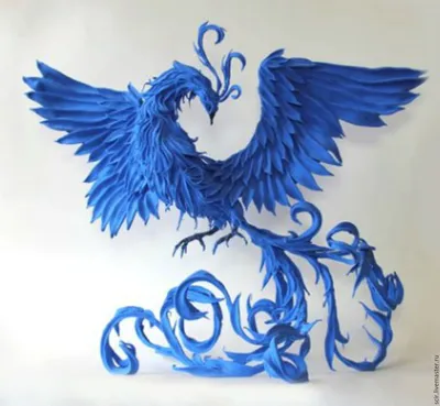 Синяя птица, птица счастья (статуэтка жарптица, птица феникс) в  интернет-магазине Ярмарка Мастеров по цене 21250 ₽ – CA059RU | Скульптуры,  Москва - доставка по России