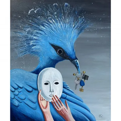 Эксклюзивная синяя птица счастья и удачи... для самых оригинальных модниц —  цена 370 грн в каталоге Броши ✓ Купить женские вещи по доступной цене на  Шафе | Украина #30878845