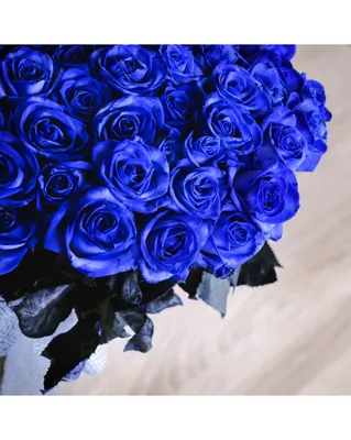 Фотообои \"Синие розы\" - Арт. 030195 | Купить в интернет-магазине Уютная  стена