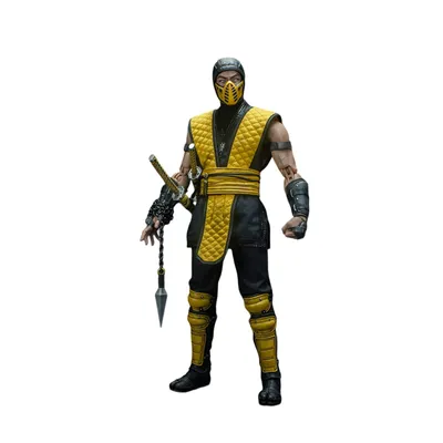 Scorpion Mortal Kombat. Created by artificial intelligence. Stock  Illustration | Adobe Stock