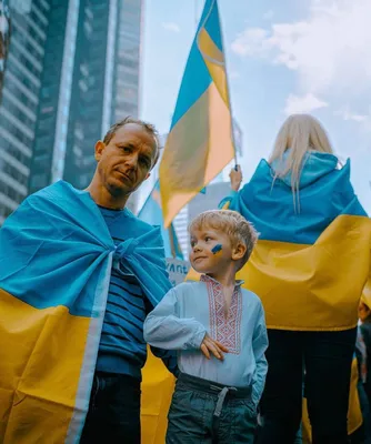 Ukrainian Text Banner Слава Украина Glory To Ukraine And Nature Background  Stock Photo - Download Image Now - iStock