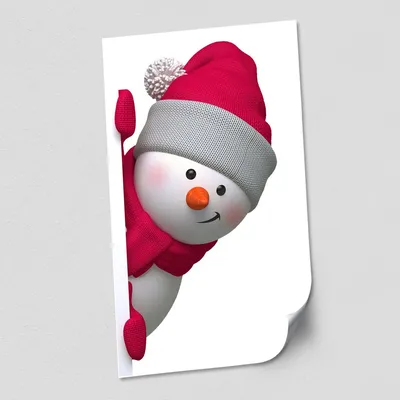 Украшение на окно 27 см/ снеговик на новый год/ наклейки новогодние  двухсторонние купить по цене 89 ₽ в интернет-магазине KazanExpress