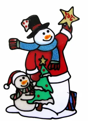 Фигура светящаяся Devilon на окно/стену, Ёлка, Дед мороз и Олень, Дед мороз  и Снеговик в ассорт. купить в детском интернет-магазине ВотОнЯ по выгодной  цене.