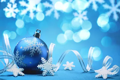 Фон Морозная Зима Новый Год, Падающие Снежинки Фотография, картинки,  изображения и сток-фотография без роялти. Image 65154913