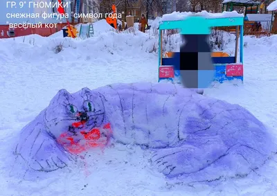 Необычные фигуры из снега слепили пожарные-спасатели из Добринского района  Добринские вести