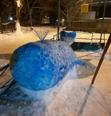 В поселке Богатые Сабы появились пугающие трехметровые снежные фигуры  январь 2023 - 3 января 2023 - 116.ru