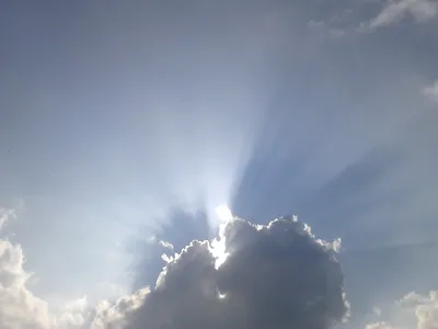 Солнечный свет через облака (67 фото) - 67 фото