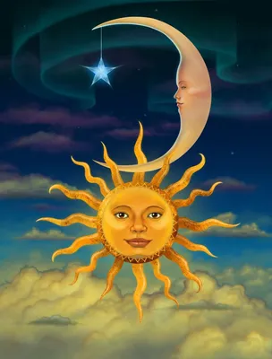 Солнце и Луна - красивые фото
