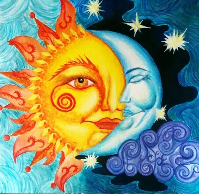 Единство двух противоположностей - Солнце и Луна\" | Tanya Shest
