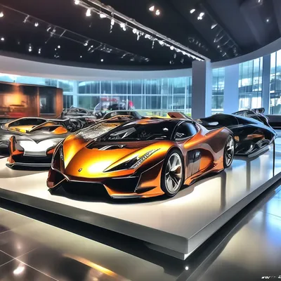 Музей супер современных автомобилей» — создано в Шедевруме