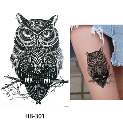 Тату совы - значение, идеи татуировок, 78 фото и эскизов