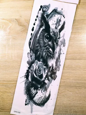 Татуировка сова на руке у девушки: символика и значимость - tattopic.ru