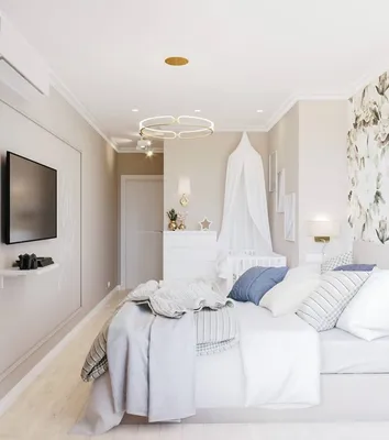 Спальня в светлых тонах: 200 фото новинок дизайна интерьера в светлых тонах