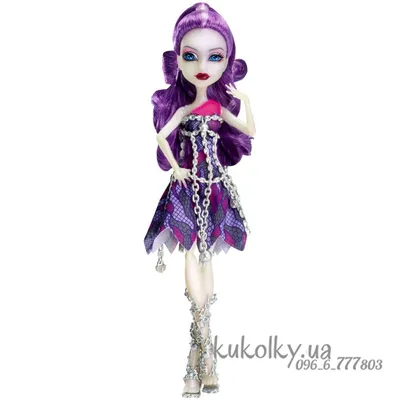 Кукла Спектра Вондергейст Населенный призраками купить куклу Monster High  Haunted Spectra Vondergeist. Цена и описание куклы Спектрына сайте Куколки