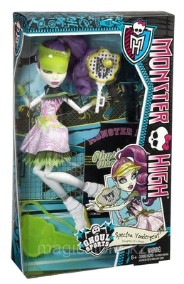 Кукла Monster High Спектра Вондергейст Спорт Монстров Spectra Vondergeist  Ghoul Sports (id 51629110), купить в Казахстане, цена на Satu.kz