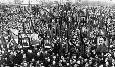 Редкая и несанкционированная фотография Иосифа Сталина | Пикабу