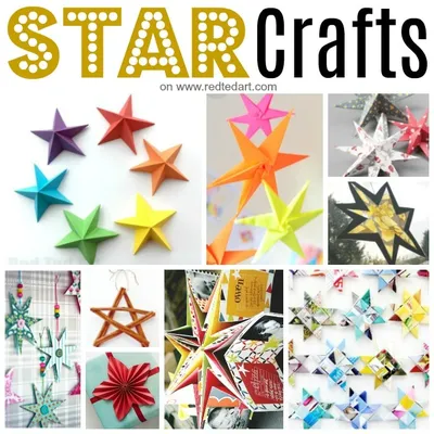 DIY Star Crafts Ideas - Red Ted Art - Kids Crafts