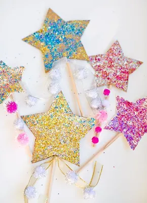 Chalk Art Shooting Star Craft Idea For Kids