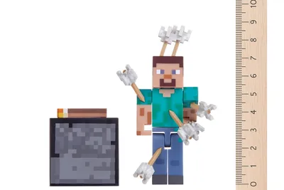 Конструктор LEGO Minecraft Большие фигурки Minecraft Стив с попугаем 21148  купить по цене 7090 ₸ в интернет-магазине Детский мир