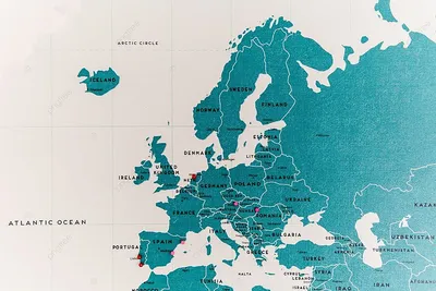 Карта Европы С Флаги Стран — стоковые фотографии и другие картинки Греция -  Греция, Италия, Карта - iStock