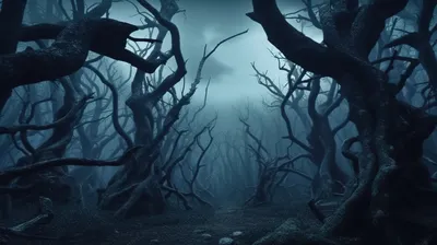 Страшный темный лес - 76 фото