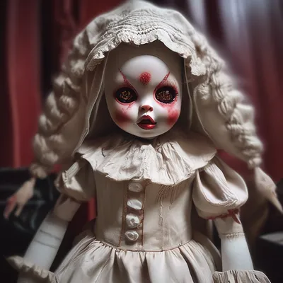 Страшная кукла | Страшные куклы, Куклы, Цветочные фоны