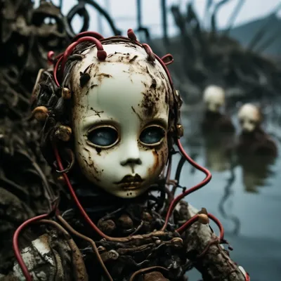 Старые разбытые страшные куклы вместо…» — создано в Шедевруме