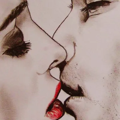 Картина по номерам холст на подрамнике Страстный поцелуй Мужчина с женщиной  40*50 - купить с доставкой по выгодным ценам в интернет-магазине OZON  (454738710)
