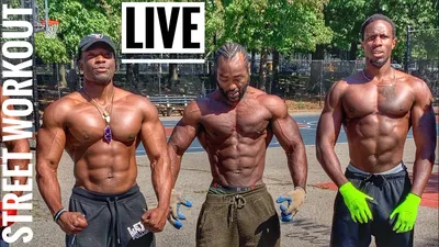 Muscular man practice street workout in an outdoor gym Stock Photo | Adobe  Stock