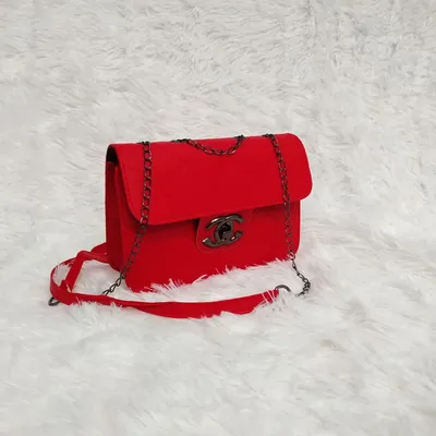 ᐉ Женская модная стильная мини-сумка клатч Красный
