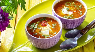 Томатный кавказский суп с рассольным сыром – пошаговый рецепт с фото на  сайте Гастроном