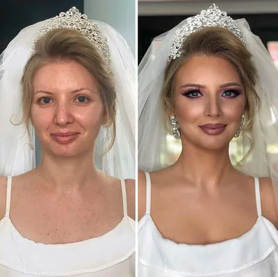 Свадебный макияж: фото невесты, гостей мамы |