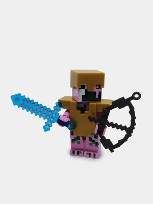 Большой человечек Minecraft - Свинозомби, конструктор купить по цене 153 ₽  в интернет-магазине KazanExpress