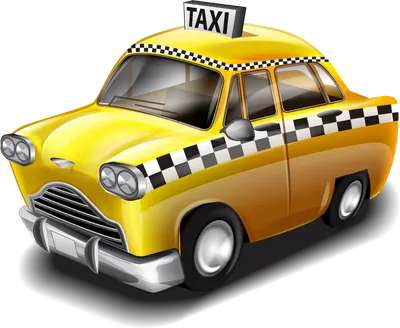 Машина такси рисунок - 52 фото