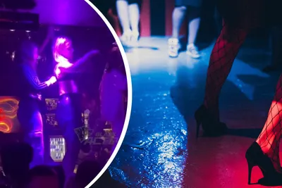 Изображение силуэт танца людей в ночном клубе «диско музыку от Dj на сцене  Стоковое Изображение - изображение насчитывающей неон, торжество: 203428671